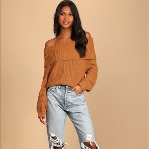 Lulu’s Off the Shoulder Sweater